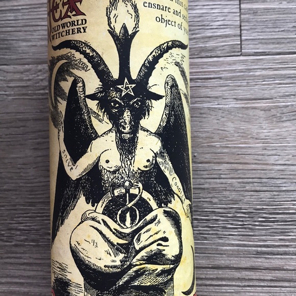 Baphomet red candle to attract object of desire - Picture 3 of 6